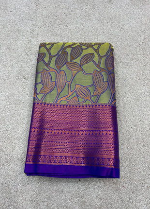 Triple Shade Kanchi Silk