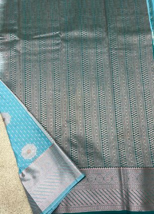 Kanchi Silk Silver Zari