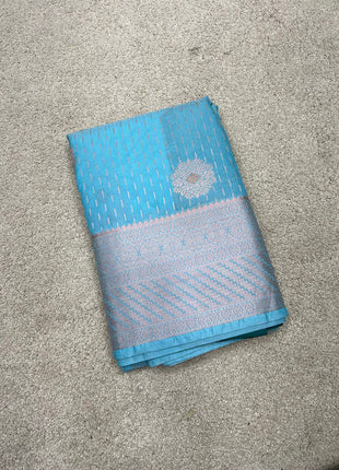Kanchi Silk Silver Zari