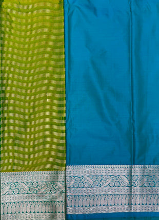 Kanchi Silk Silver Zari