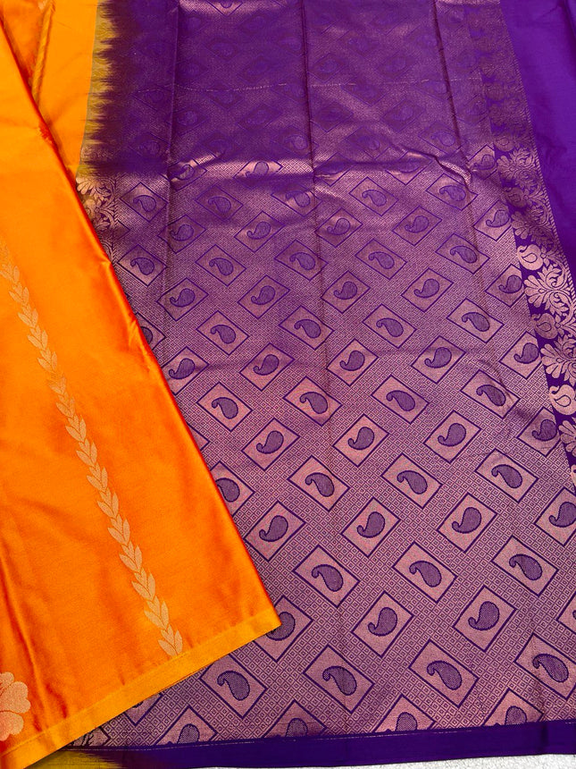 Border Less Kanchi Silk