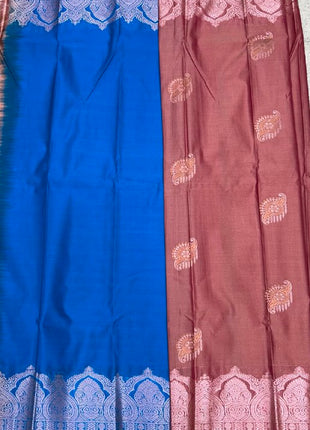 Premium Kanchi Rose Gold Zari