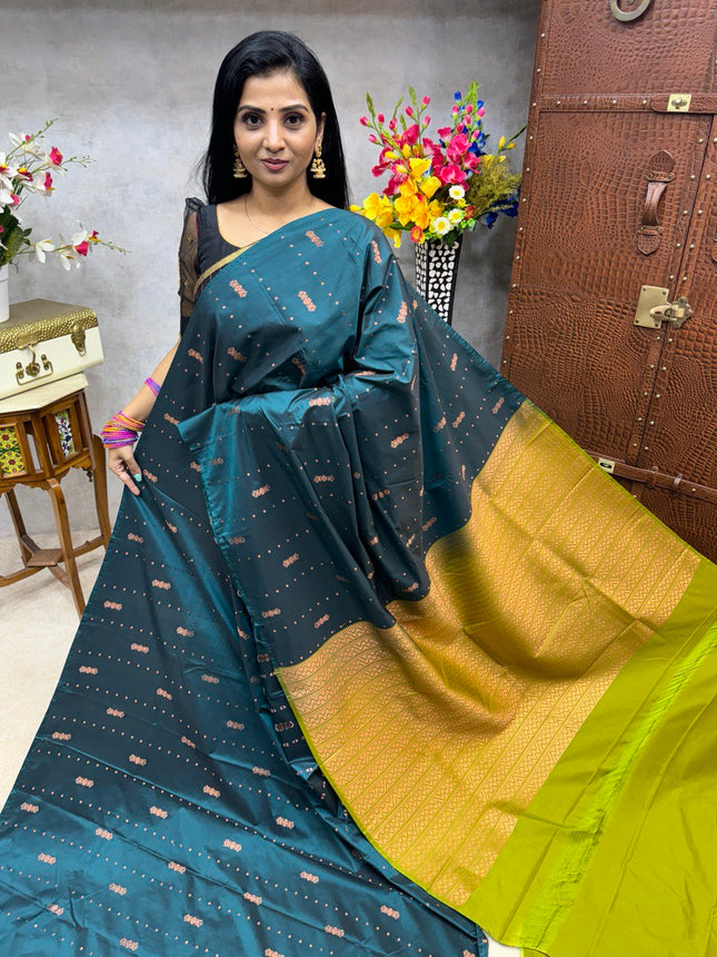 Border Less Kanchi Silk