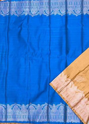 Premium Kanchi Rose Gold Zari