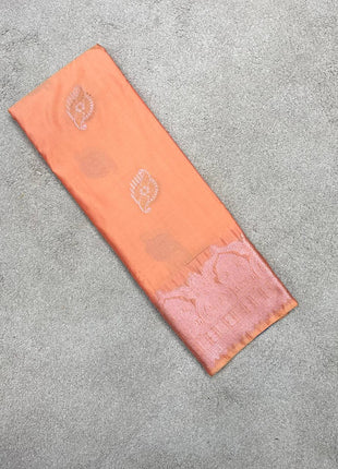 Premium Kanchi Rose Gold Zari