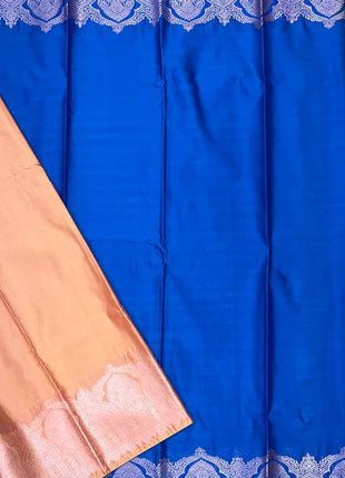 Premium Kanchi Rose Gold Zari