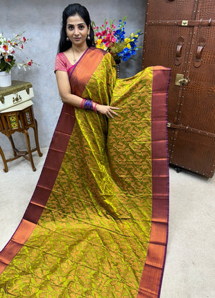 Triple Shade Kanchi Silk