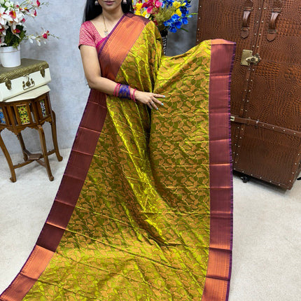 Triple Shade Kanchi Silk