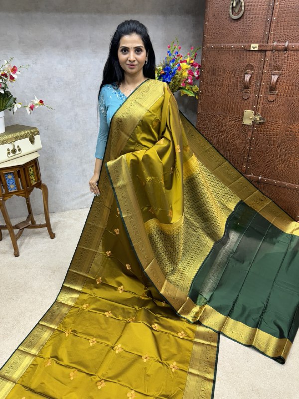 Premium Kanchi Gold Zari