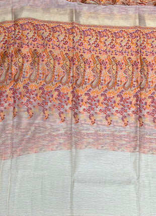Jute Cotton Kashmiri Pallu