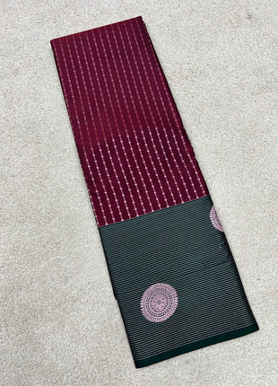 Kanchi Silk Silver Zari