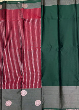 Kanchi Silk Silver Zari
