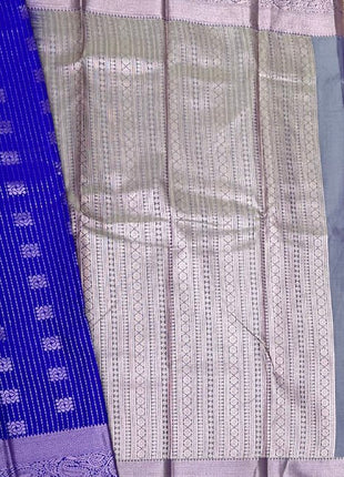 Kanchi Silk Silver Zari