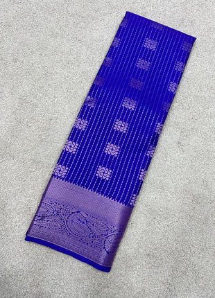 Kanchi Silk Silver Zari