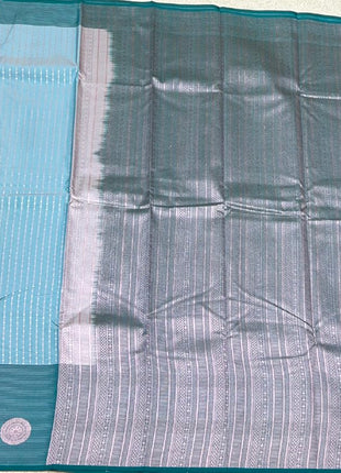 Kanchi Silk Silver Zari