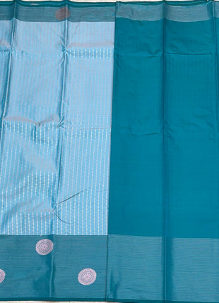 Kanchi Silk Silver Zari
