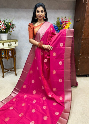 Kanchi Silk Silver Zari
