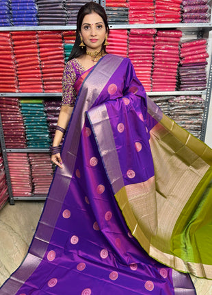 Kanchi Silk Silver Zari