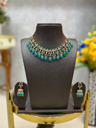 Moissanite Victorian Chokar And Necklace Set