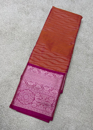Kanchi Silk Silver Zari