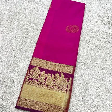 Premium Kanchi Gold Zari