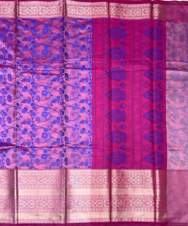 Semi Raw Silk Sarees