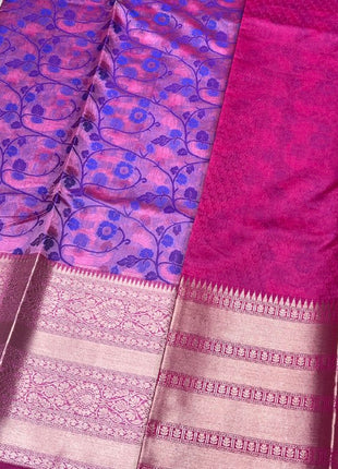 Semi Raw Silk Sarees