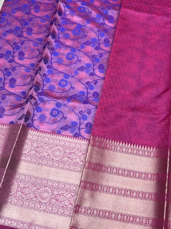 Semi Raw Silk Sarees