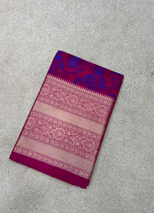 Semi Raw Silk Sarees