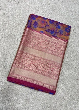 Semi Raw Silk Sarees