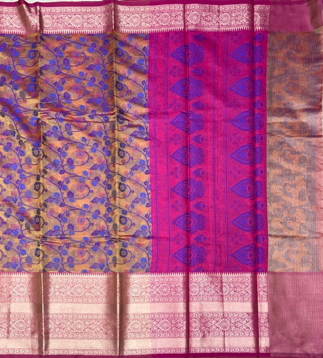 Semi Raw Silk Sarees