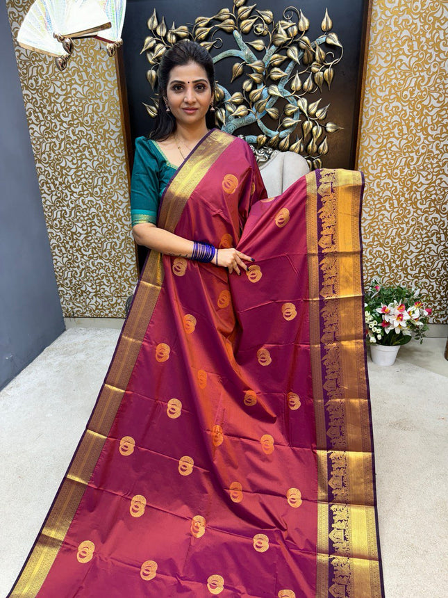 Premium Kanchi Gold Zari