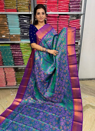 Triple Shade Kanchi Silk