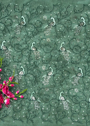 Organza Sequence Blouse