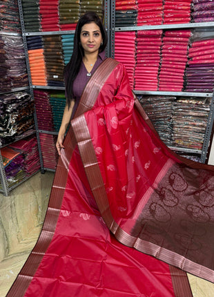 Premium Kanchi Silver Zari