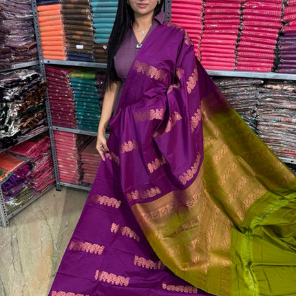 Border Less Kanchi Silk