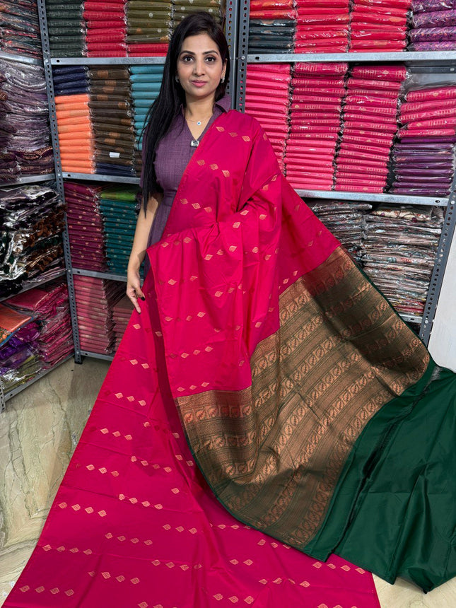 Border Less Kanchi Silk