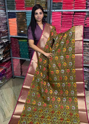 Semi Raw Silk Sarees