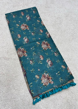 Pure Linen with Kalamkari Printed