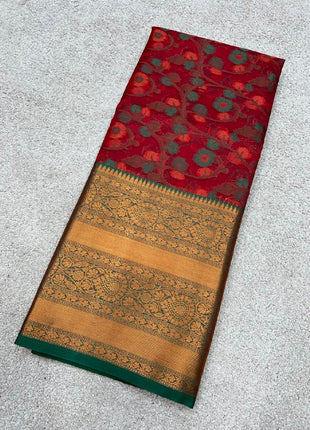 Semi Raw Silk Sarees