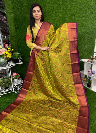 Triple Shade Kanchi Silk