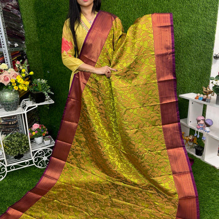 Triple Shade Kanchi Silk