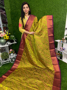 Triple Shade Kanchi Silk