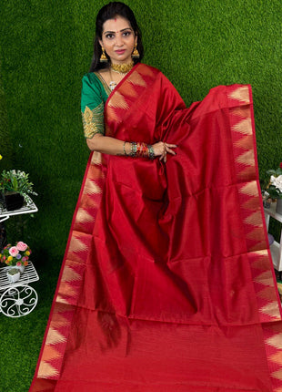 Semi Raw Silk Sarees
