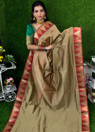 Semi Raw Silk Sarees