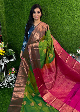 Long Border Kanchi Silk