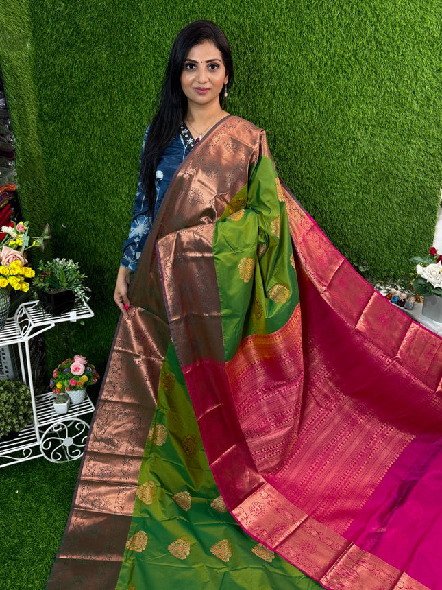 Long Border Kanchi Silk