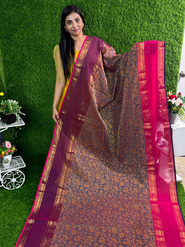 Chettinad Cotton Saree