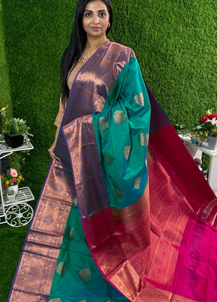 Long Border Kanchi Silk