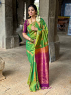 Border Less Kanchi Silk